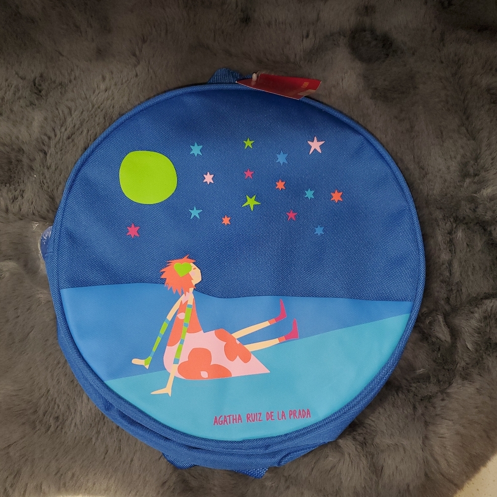 Agatha Ruiz De La Prada Small Round Backpack, NWT